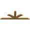 Ekena Millwork Richland Rough Sawn Timber Gable Bracket, Western Red Cedar, 60"W x 22"H x 2"D x 4"F, 9/12 Pitch GBW060X22X0204RIC00RWR - alternate 2